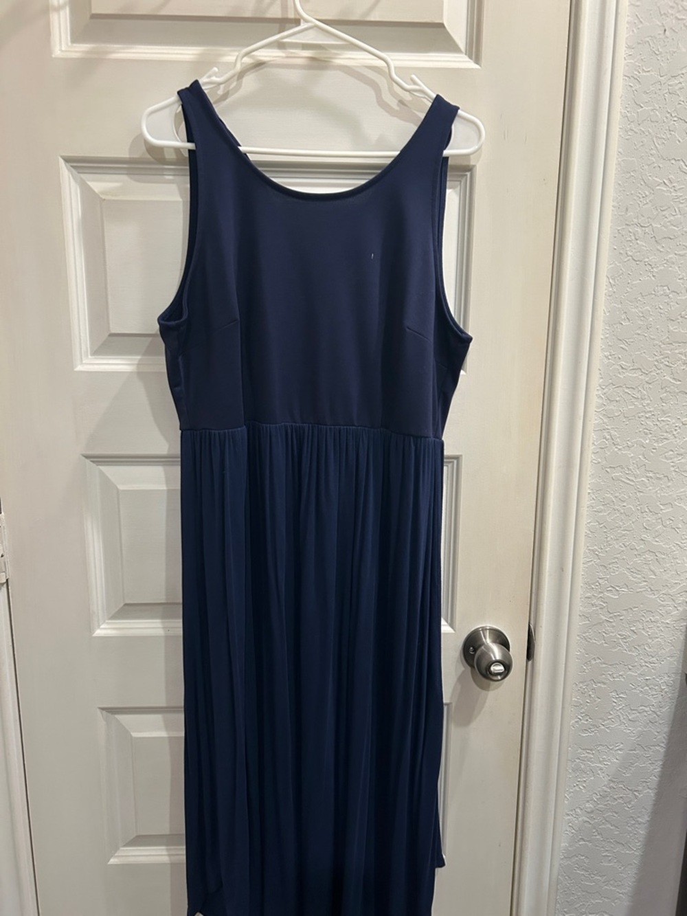 Old Navy Navy Scoop Neck Sleeveless Maxi Dress